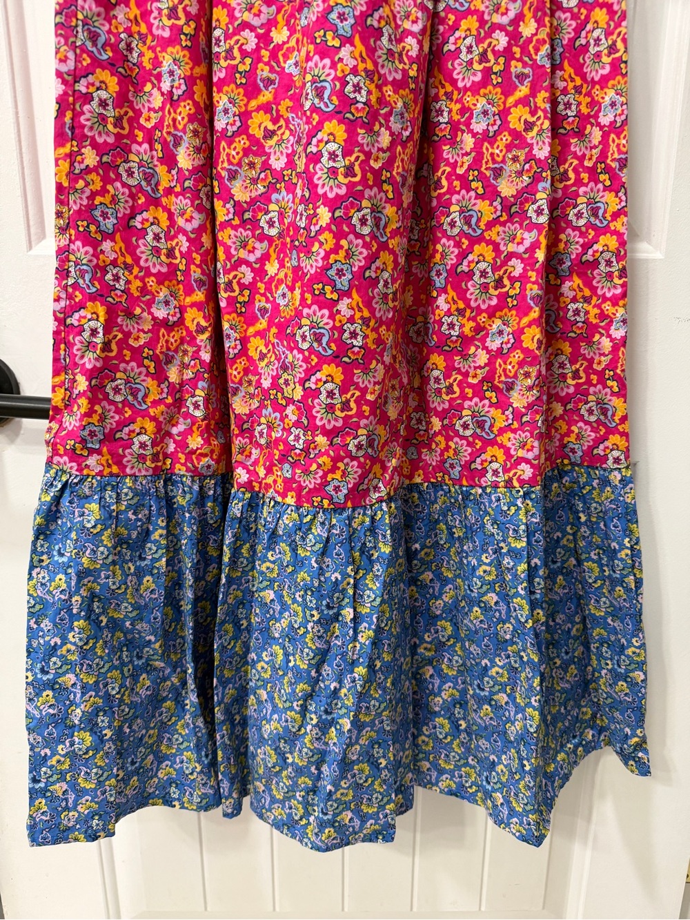 House of Harlow 1960 Pink Floral Smocked Top Dress - Picture 5 of 10